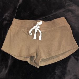 2 FOR $15 Army green shorts